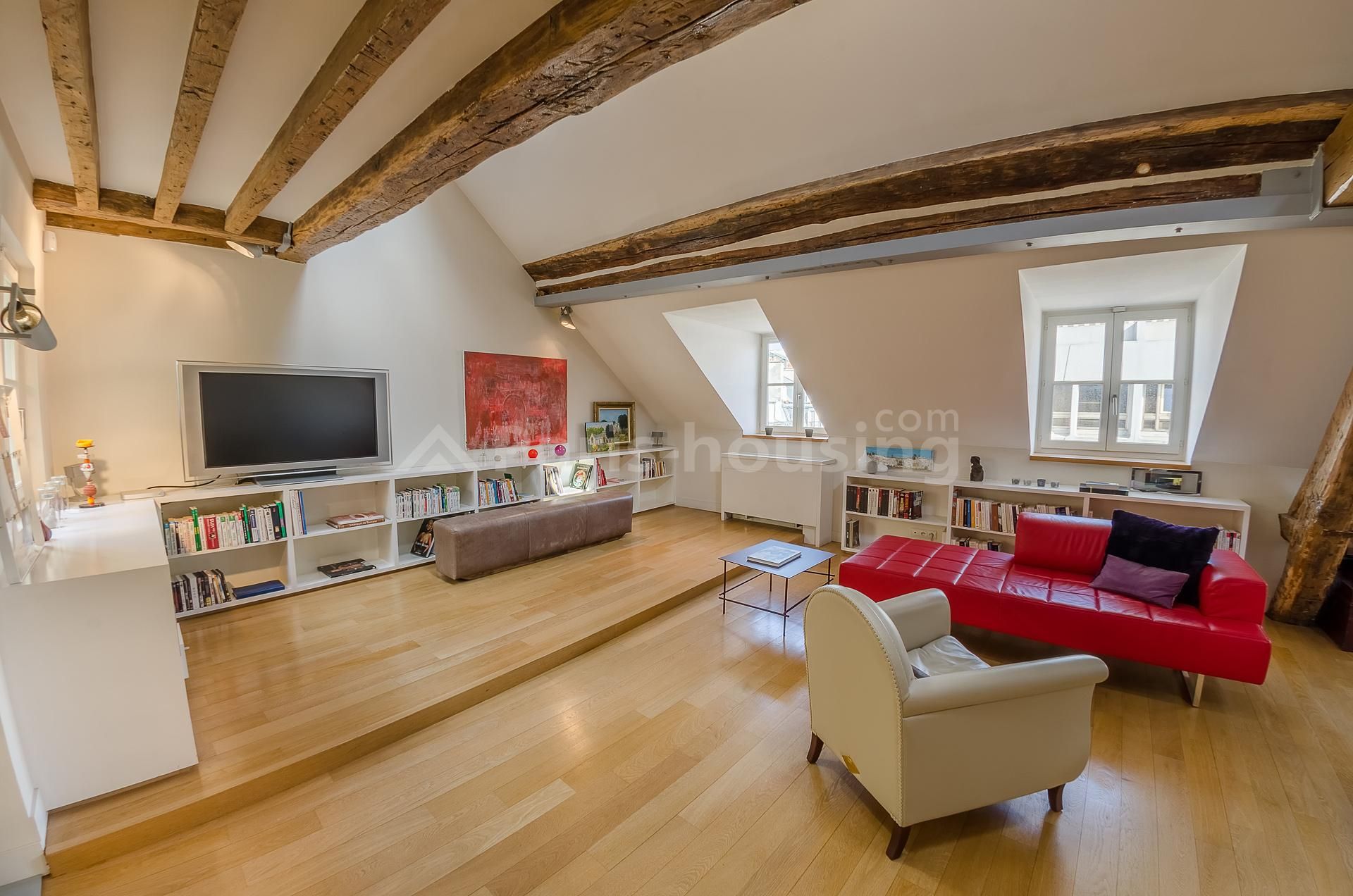 Apartment for rent furnished, Paris 2ème, 3 bedrooms, 121.79m2 - Ref: 160069 - Paris-housing - Image 2