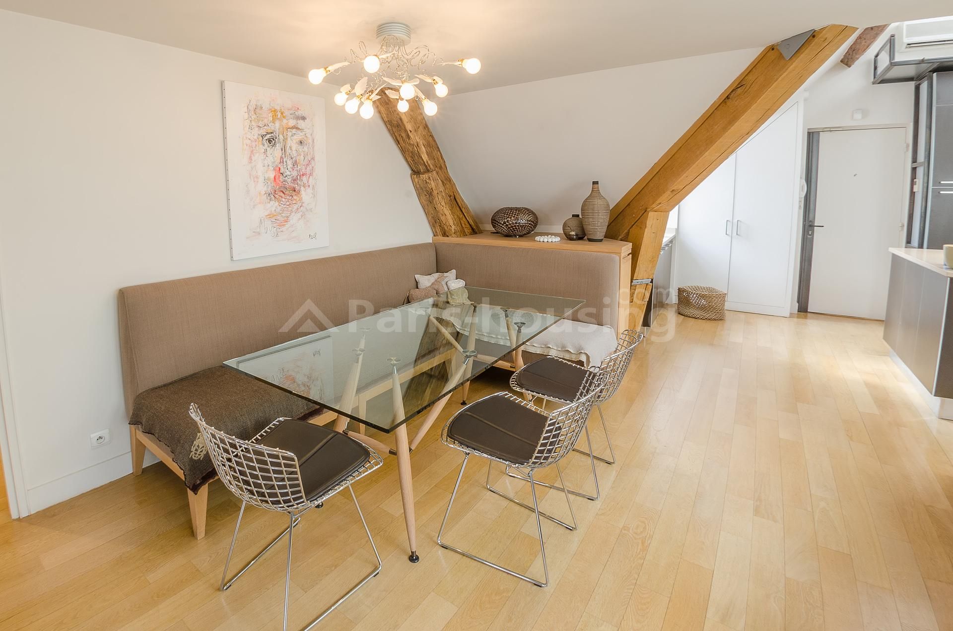 Apartment for rent furnished, Paris 2ème, 3 bedrooms, 121.79m2 - Ref: 160069 - Paris-housing - Image 4