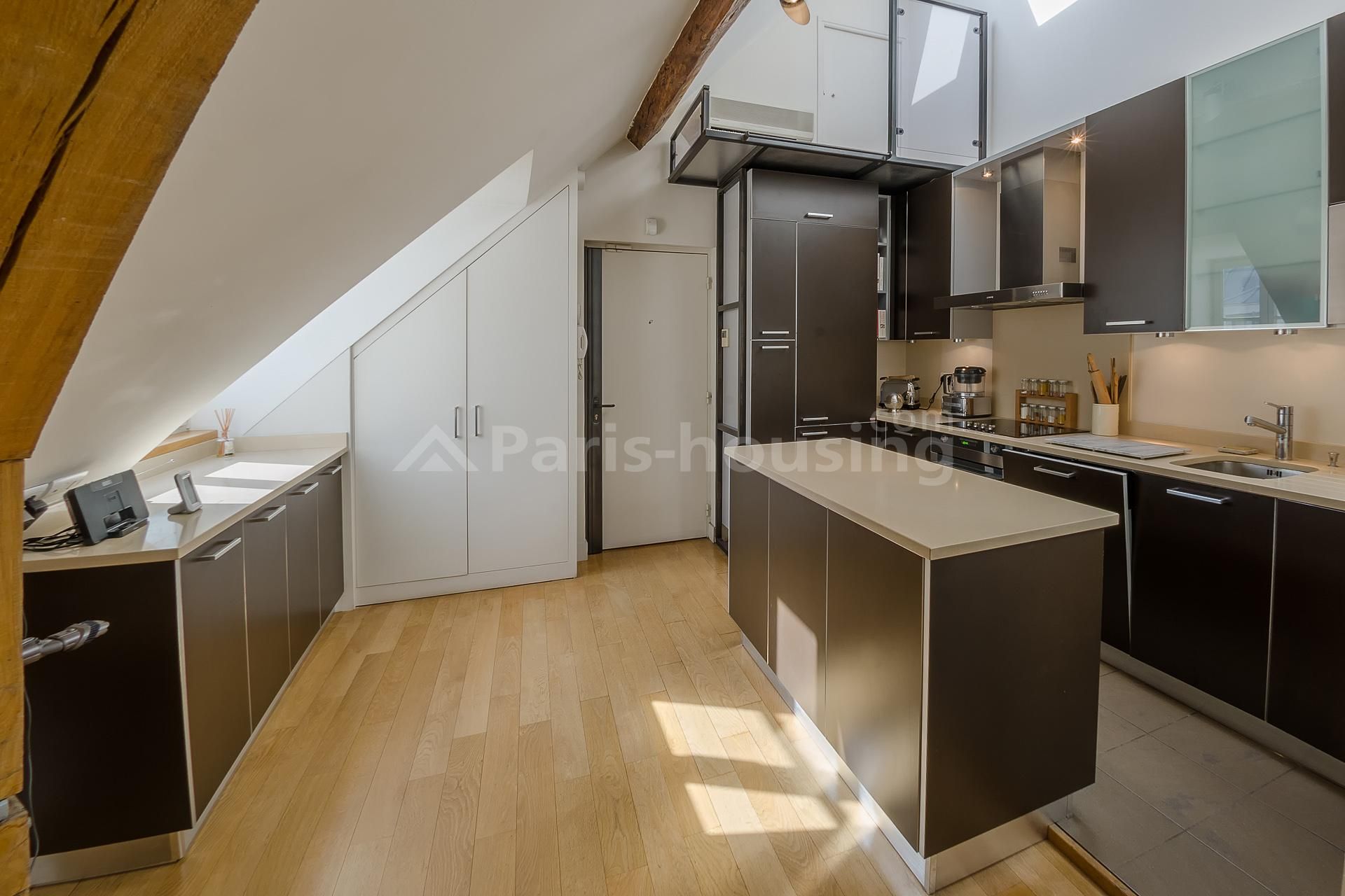Apartment for rent furnished, Paris 2ème, 3 bedrooms, 121.79m2 - Ref: 160069 - Paris-housing - Image 5