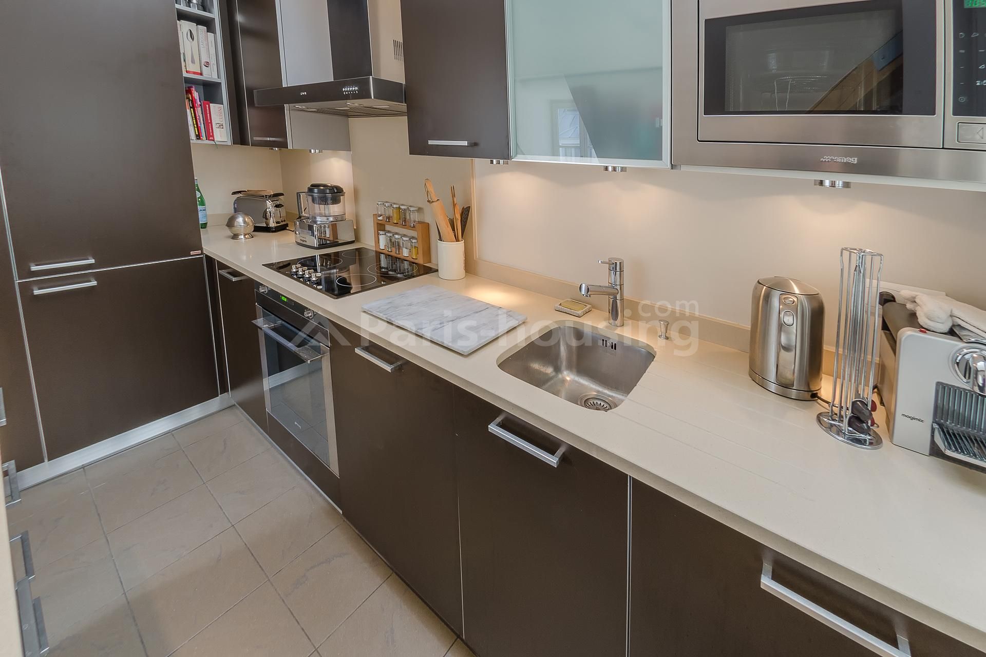 Apartment for rent furnished, Paris 2ème, 3 bedrooms, 121.79m2 - Ref: 160069 - Paris-housing - Image 6