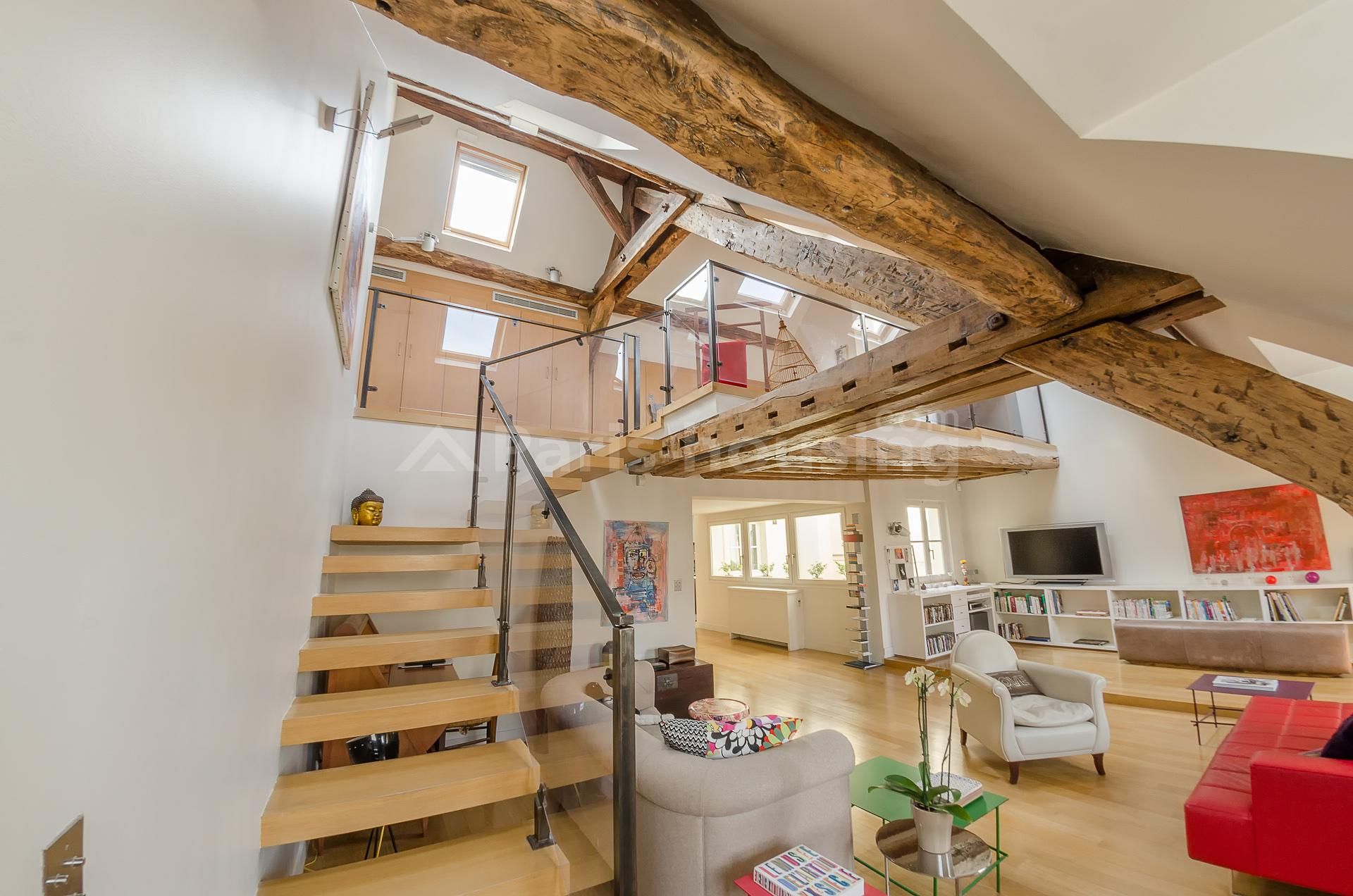 Apartment for rent furnished, Paris 2ème, 3 bedrooms, 121.79m2 - Ref: 160069 - Paris-housing - Image 10