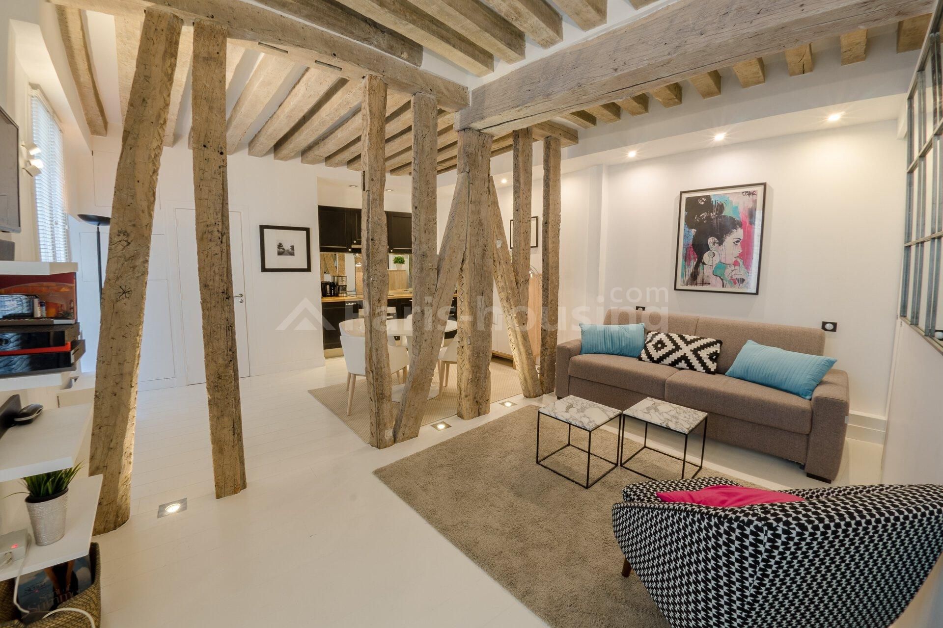 Apartment for rent furnished, Paris 6ème, 1 bedroom, 43.81m2 - Ref: 160079 - Paris-housing - Image 1