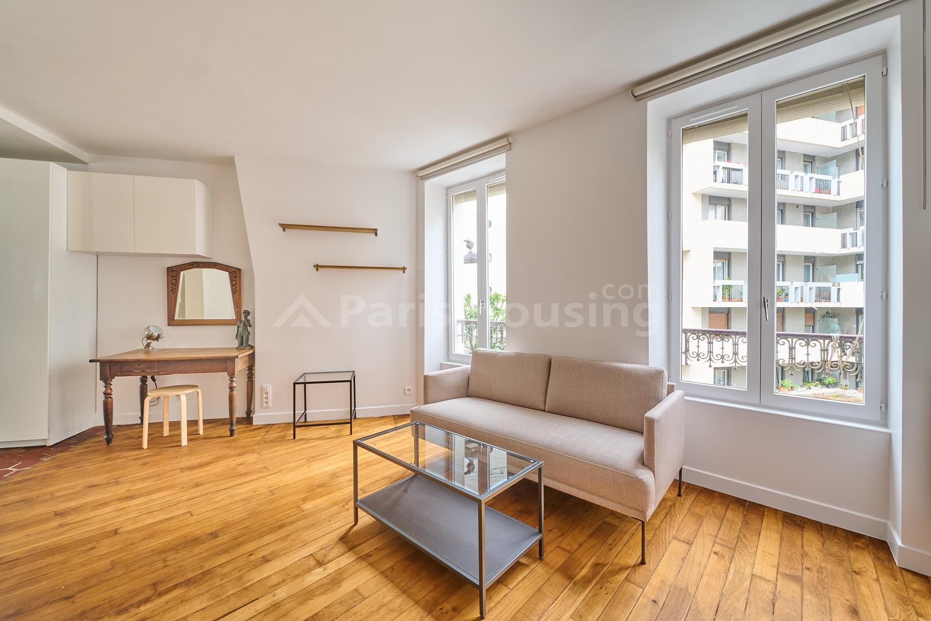 Apartment for rent furnished, Paris 18ème, 1 bedroom, 50.6m2 - Ref: 160096 - Paris-housing - Image 1