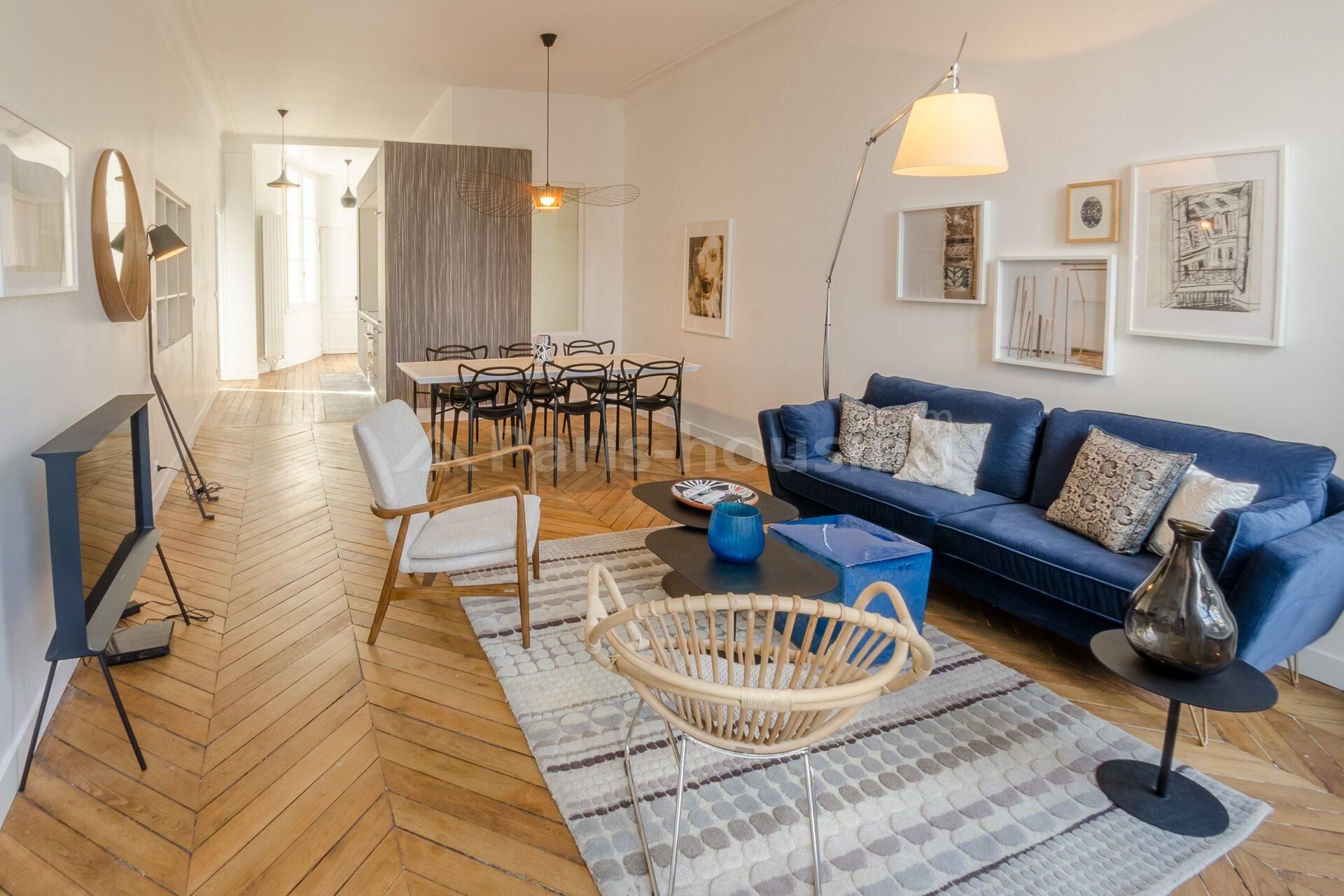 Apartment for rent furnished, Paris 6ème, 2 bedrooms, 103m2 - Ref: 170125 - Paris-housing - Image 2