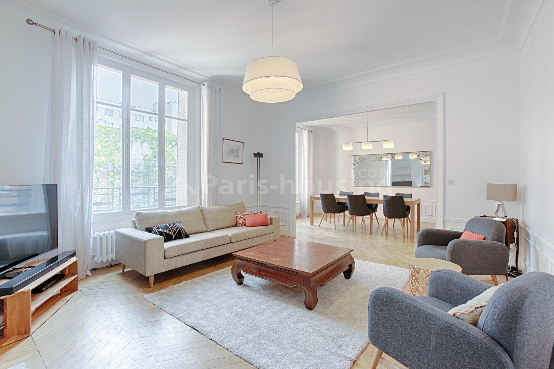 Apartment for rent furnished, Paris 6ème, 3 bedrooms, 136m2 - Ref: 170142 - Paris-housing - Image 1