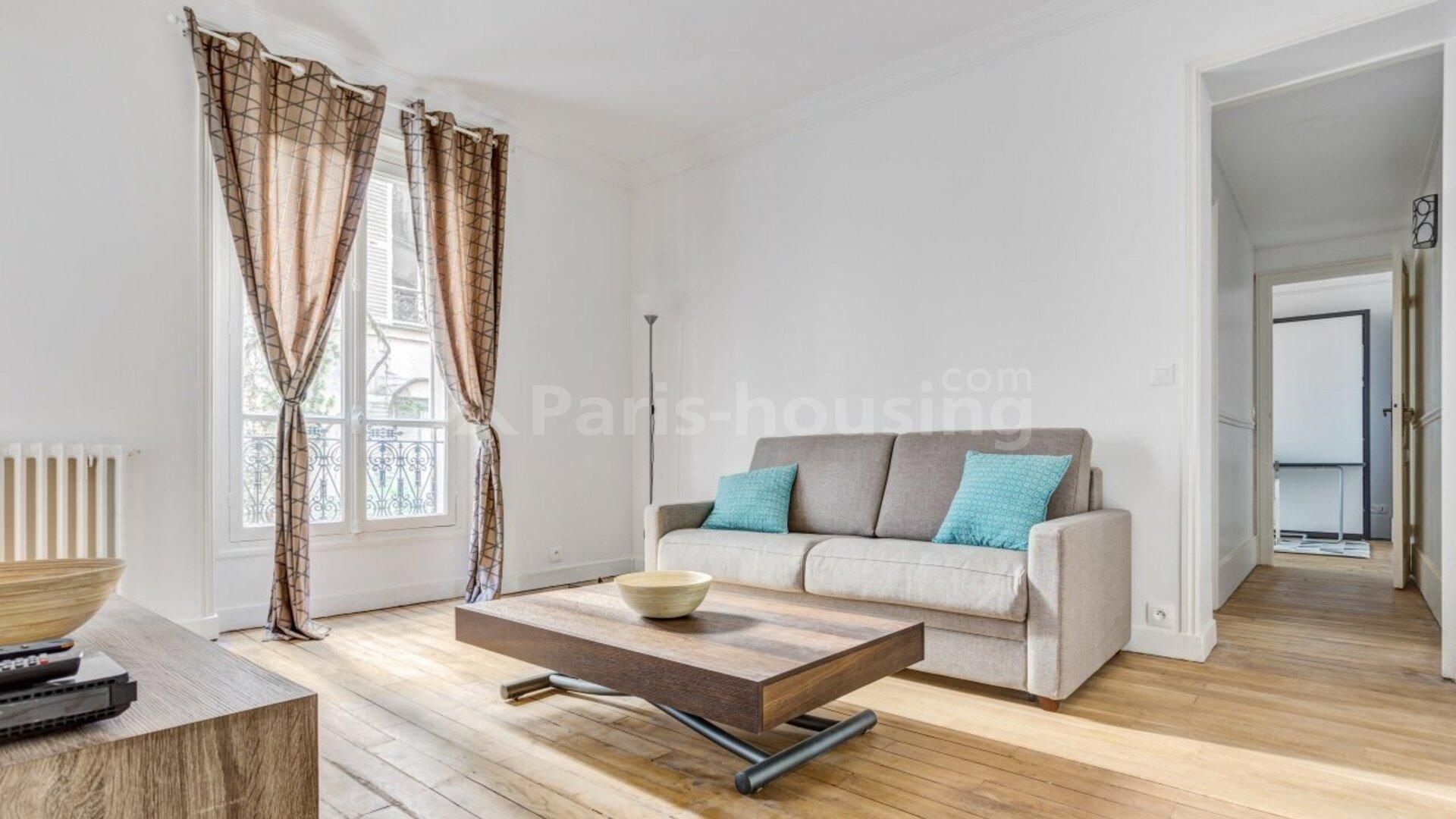 Location appartement meublé, Paris 6ème, 3 pièces, 44.61m2 - Ref: 170149 - Paris-housing - Image 1