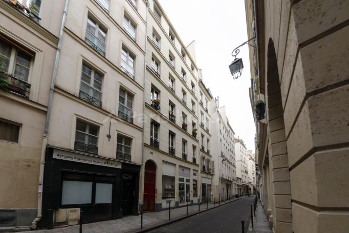 Rue Geoffroy l'Angevin - Paris 4ème Hôtel-de-Ville - Saint Merri