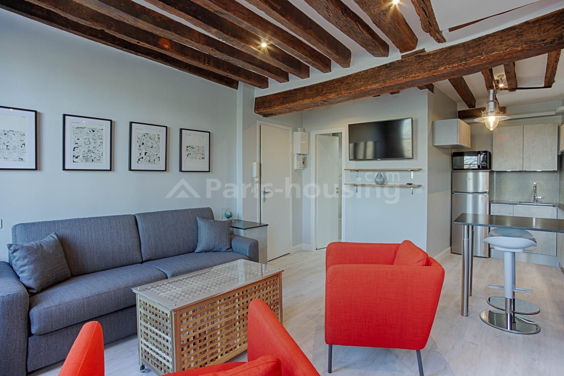 Studio for rent furnished, Paris 5ème, 1 room, 26.93m2 - Ref: 190261 - Paris-housing - Image 4