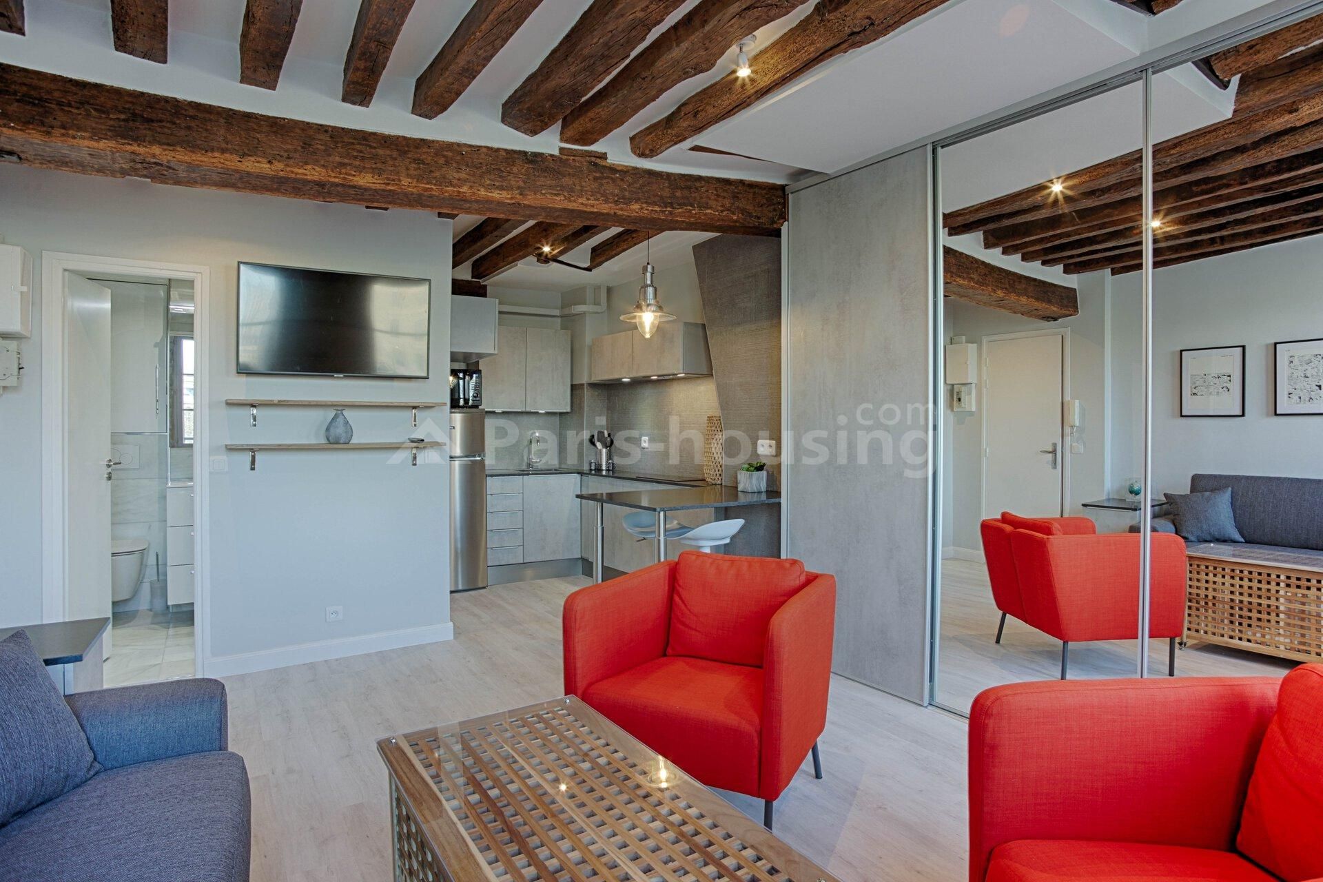 Studio for rent furnished, Paris 5ème, 1 room, 26.93m2 - Ref: 190261 - Paris-housing - Image 5