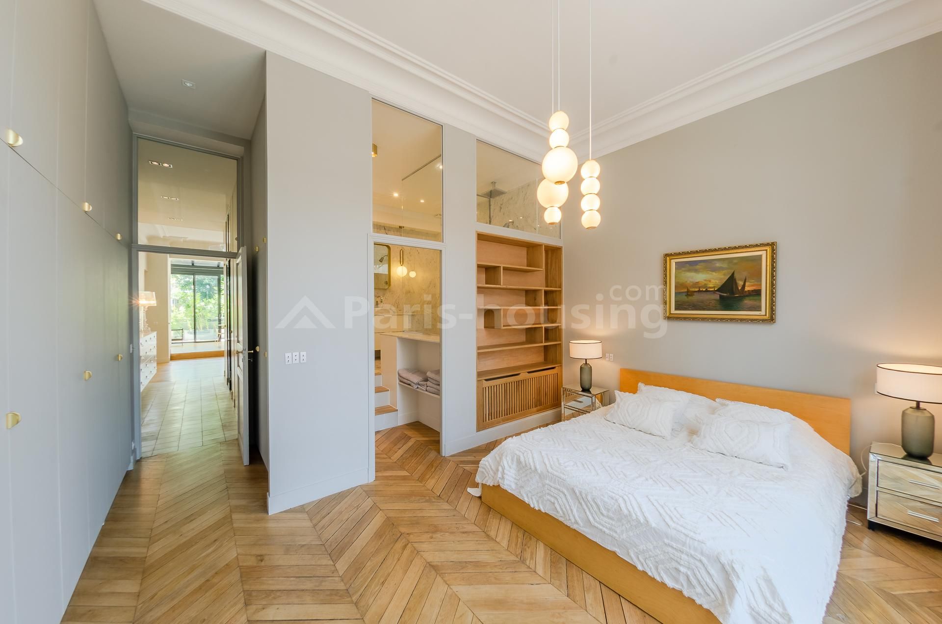 Apartment for rent furnished, Paris 17ème, 2 bedrooms, 122.35m2 - Ref: 190278 - Paris-housing - Image 10