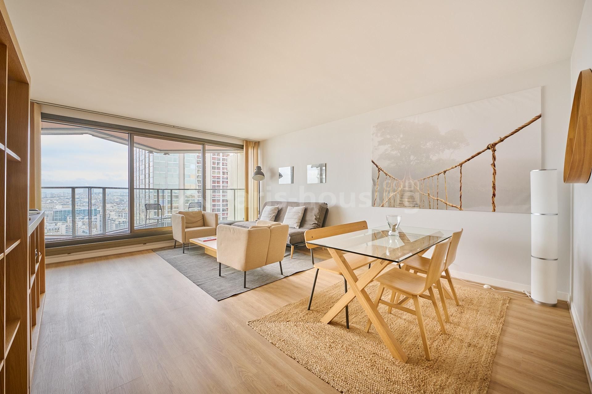 Apartment for rent furnished, Paris 15ème, 1 bedroom, 71.05m2 - Ref: 190299 - Paris-housing - Image 5