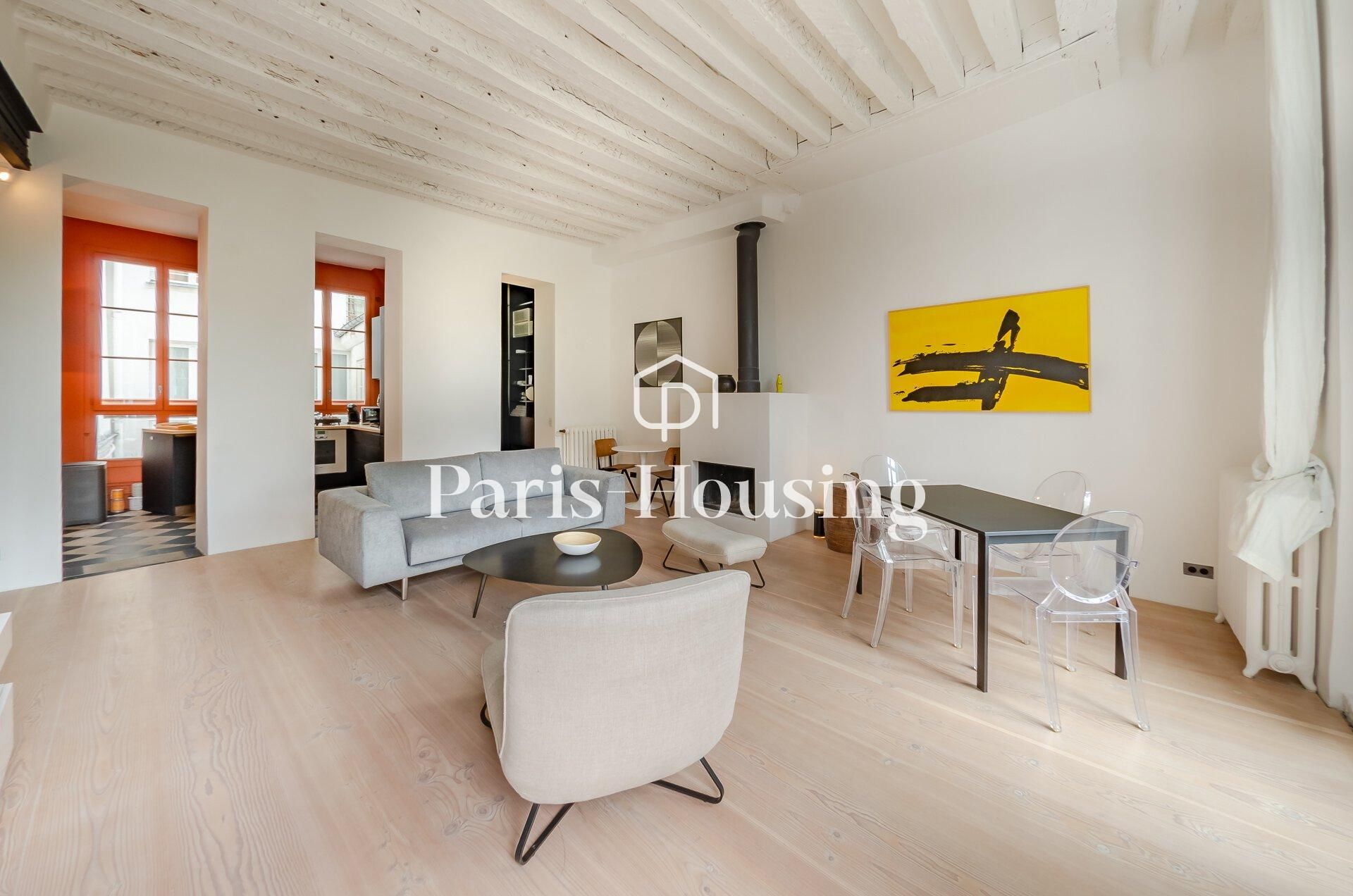 Apartment for rent furnished, Paris 3ème, 2 bedrooms, 85m2 - Ref: 200327 - Paris-housing - Image 2