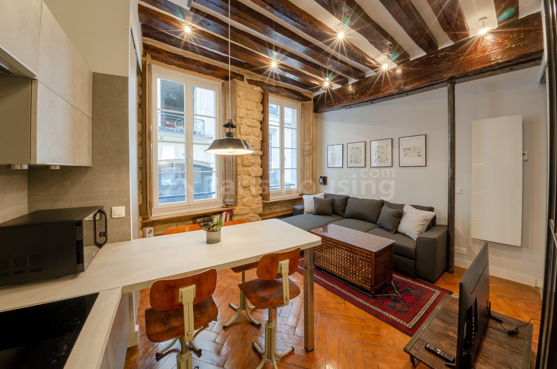 Apartment for rent furnished, Paris 6ème, 1 bedroom, 28.2m2 - Ref: 200329 - Paris-housing - Image 2