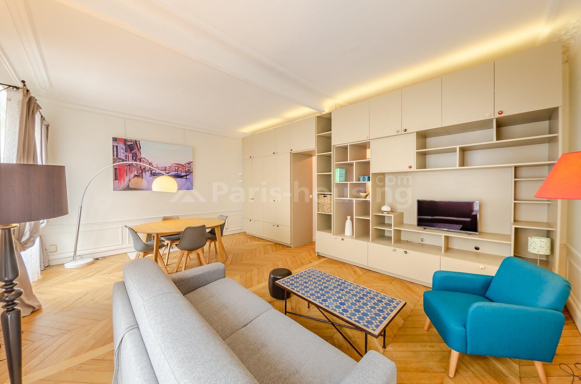 Location appartement meublé, Paris 5ème, 3 pièces, 51.75m2 - Ref: 200334 - Paris-housing - Image 1