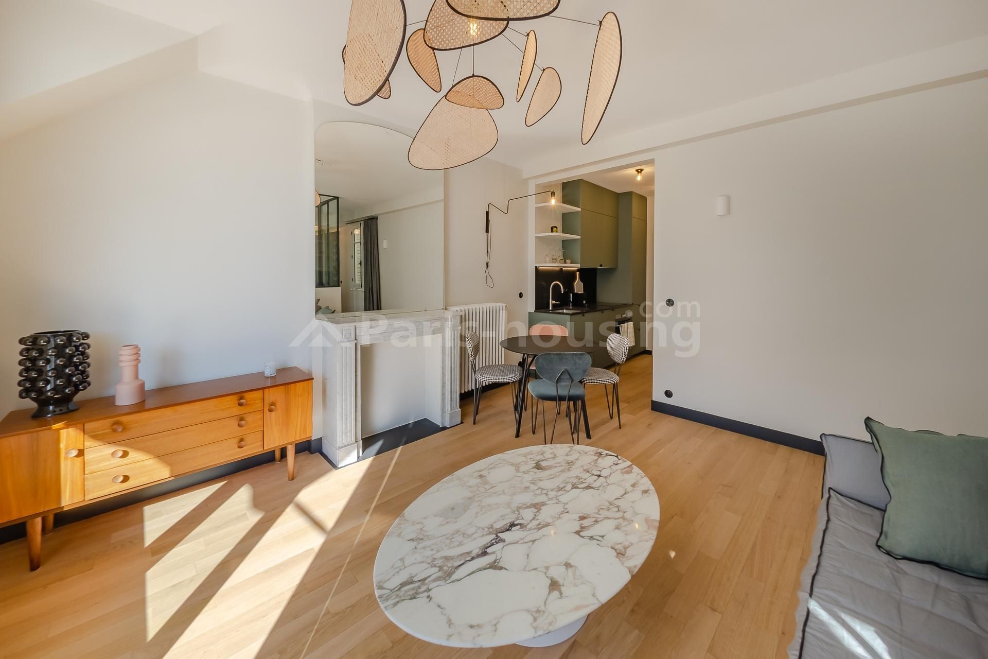 Location appartement meublé, Paris 16ème, 2 pièces, 40.23m2 - Ref: 210389 - Paris-housing - Image 4