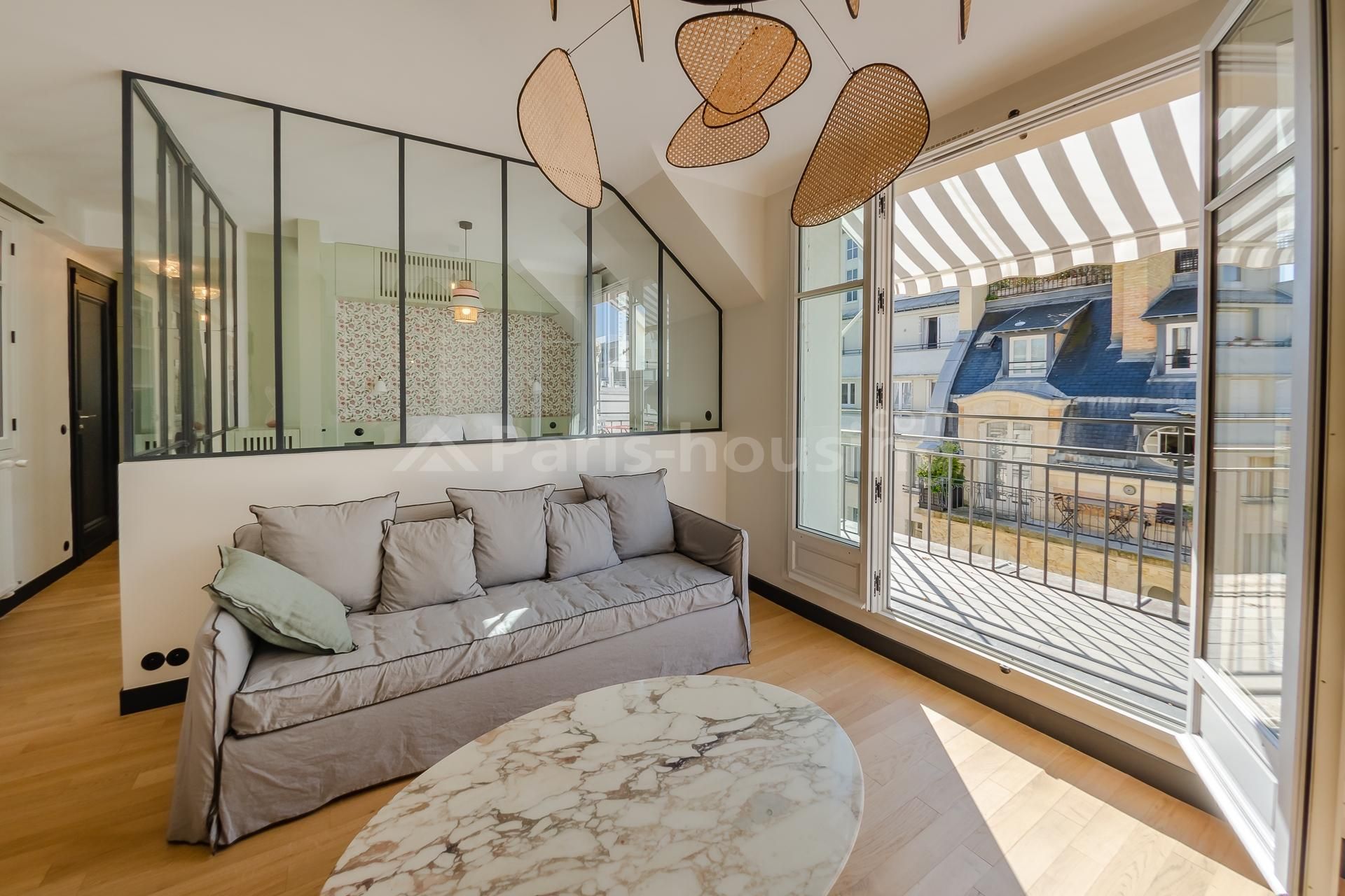 Location appartement meublé, Paris 16ème, 2 pièces, 40.23m2 - Ref: 210389 - Paris-housing - Image 6