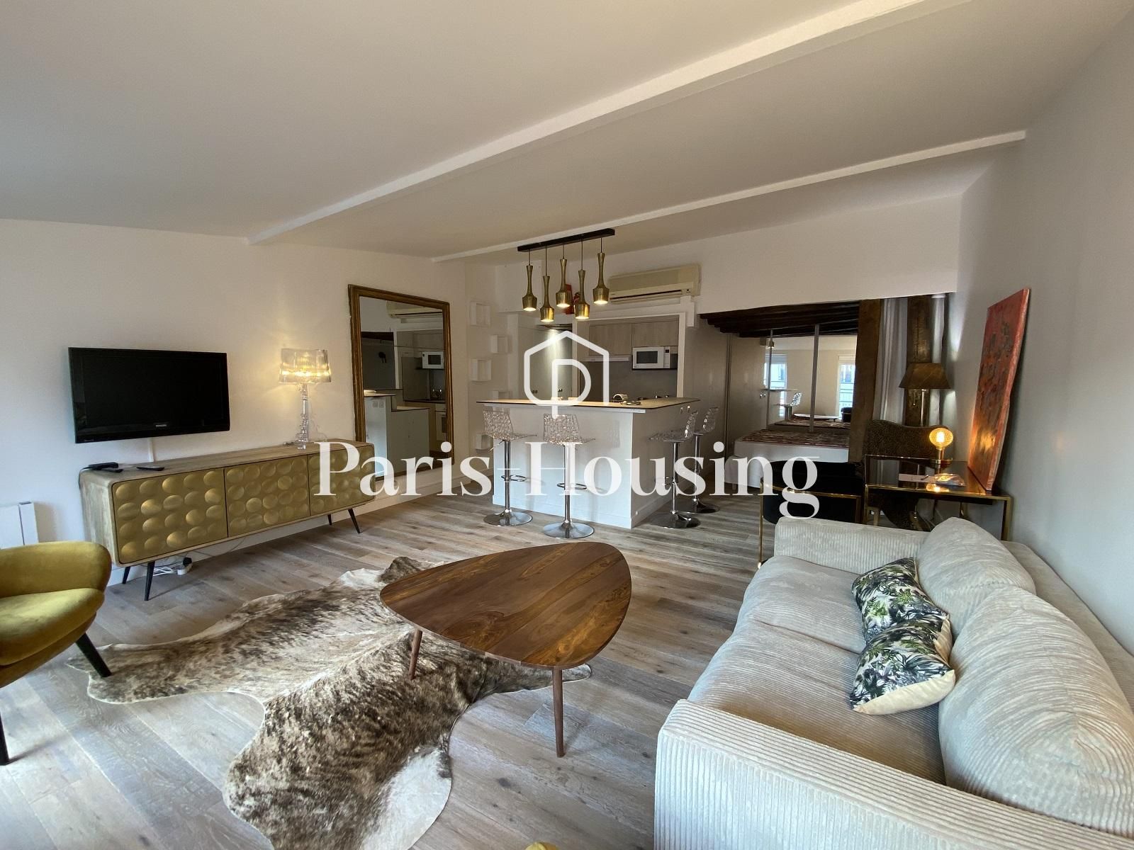 Location appartement meublé, Paris 3ème, 2 pièces, 38.5m2 - Ref: 210398 - Paris-housing - Image 2