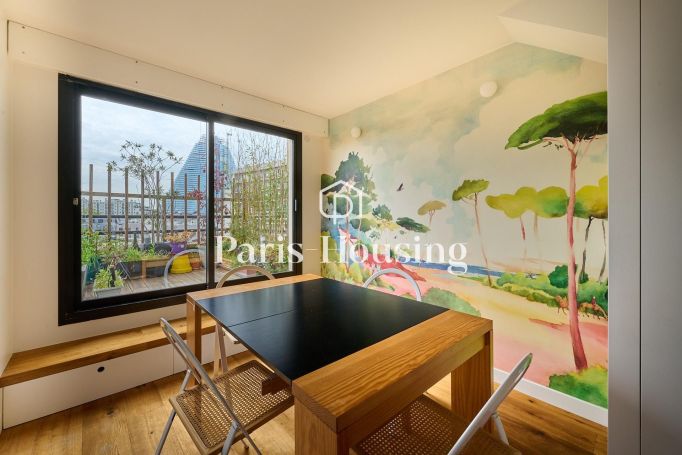 Type: Apartment for rent status: furnished, Paris 15ème, 3 bedrooms, 101.3 m² living area