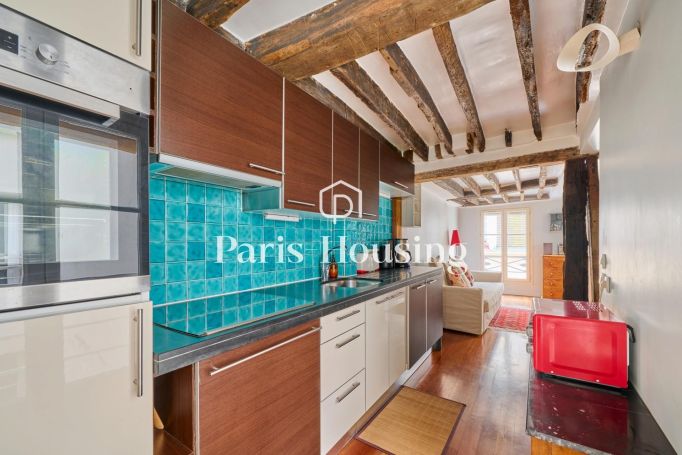 Type: Apartment for rent status: furnished, Paris 4ème, 1 bedroom, 39.36 m² living area