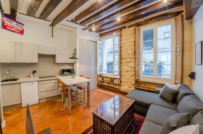 Furnished rental nearby Avenue Montaigne