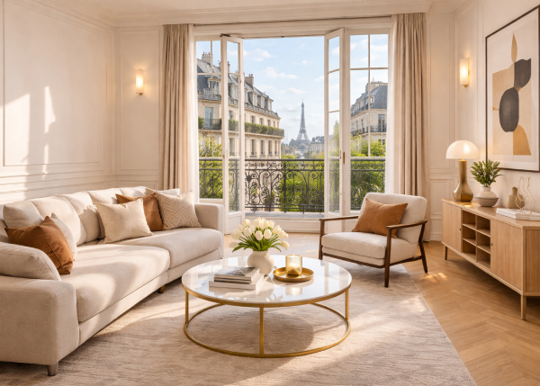 Appartement meublé à Paris pour gestion locative