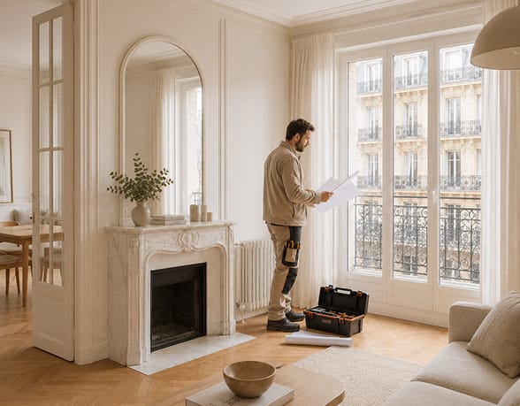Rénovation énergétique d'un appartement parisien
